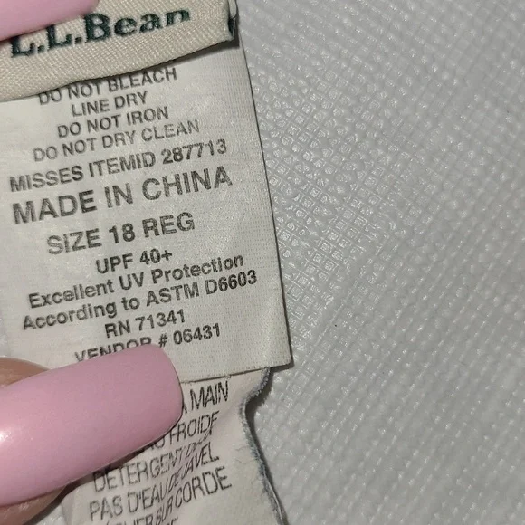 LL Bean Ruched Floral One Piece - Picture 8 of 8